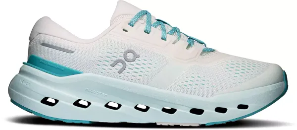 On WOMEN'S CLOUDRUNNER 3 IVORY/AQUAMARINE