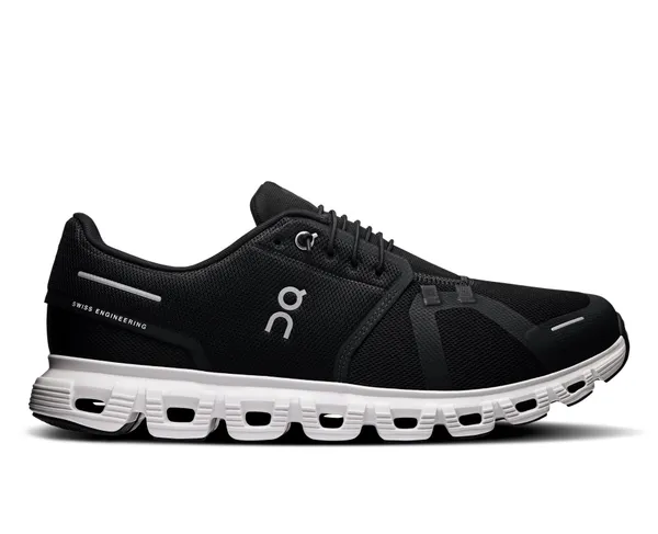 On MEN'S CLOUD 6 BLACK/WHITE