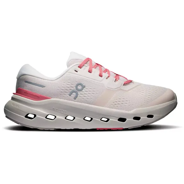 On WOMEN'S CLOUDRUNNER 3 OYSTER/CAMELLIA