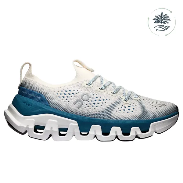 On WOMEN'S CLOUD X TEMPO IVORY/STORM